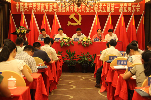 中共米兰体育app官网-米兰体育（中国）集团股份有限公司委员会成立大会暨公司第一届党员代表大会胜利召开
