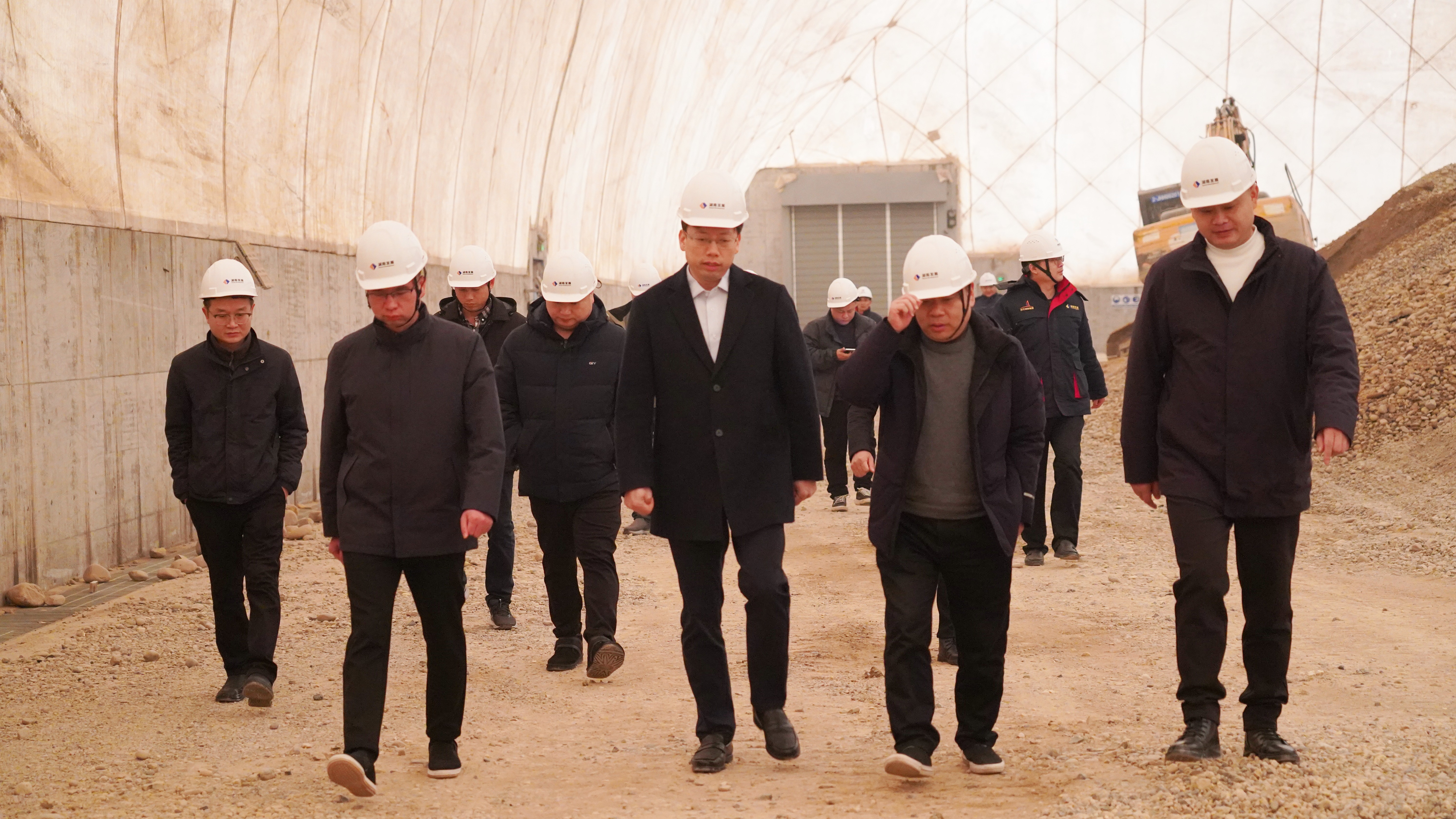沅江市委副书记张心镜一行调研米兰体育app官网-米兰体育（中国）机制砂和砂石集散中心项目